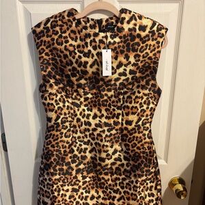 Nasty Gal Brown Leopard Mini Dress